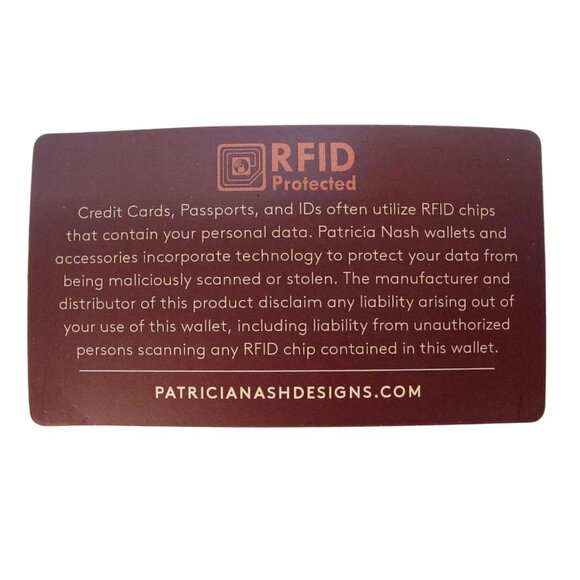 PATRICIA NASH Chiavella RFID Phone Leather Crossbody Organizer Wallet - $130 - Picture 8 of 9